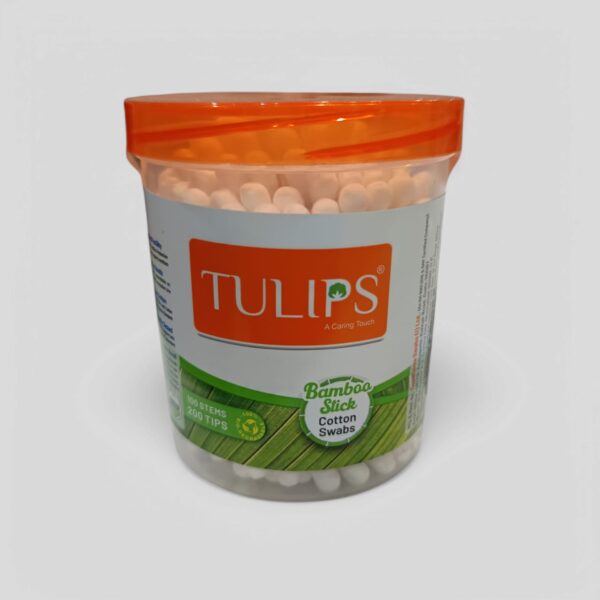 TULIPS BAMBOO STICK (COTTON SWABS) NET QTY-100N